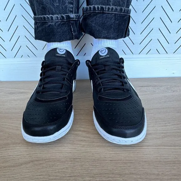 🤩Nike Men Comfy Shoes Court Zoom Lite 3 8.5 Hard Court Tennis DH0626-010 Black