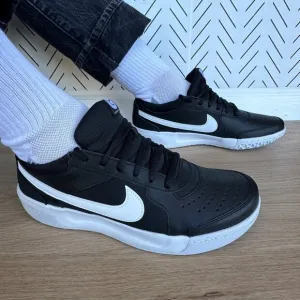 🤩Nike Men Comfy Shoes Court Zoom Lite 3 8.5 Hard Court Tennis DH0626-010 Black