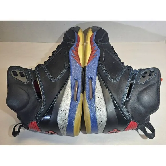 Nike Men's Air Jordan Sixty Plus Black/ Red/Blue/Silver Sneaker Size 13