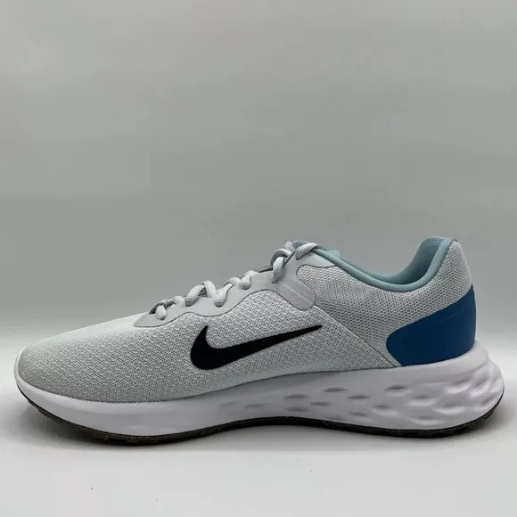 Nike Men's Revolution 6 NN Low Top Running Shoe, Grey Blue, Size 11W