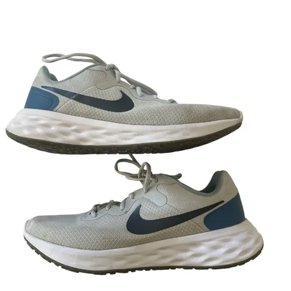 Nike Men's Revolution 6 NN Low Top Running Shoe, Grey Blue, Size 11W
