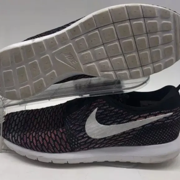 Nike Roshe Flyknit Black/White-University Red Men's Size 13 MSRP $120