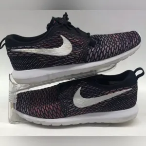 Nike Roshe Flyknit Black/White-University Red Men's Size 13 MSRP $120