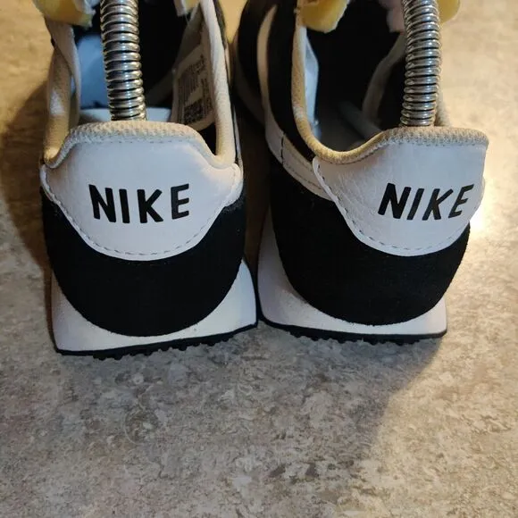 Nike Shoes Mens Size 7 Waffle Trainer 2 Black Low Top Casual Sneakers ( Clean )