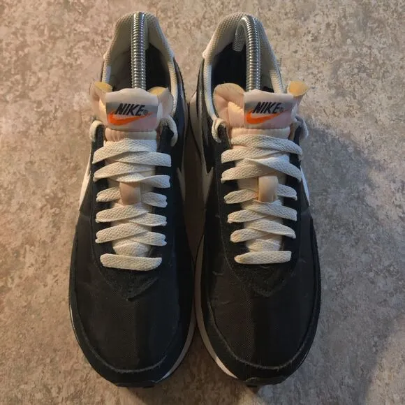 Nike Shoes Mens Size 7 Waffle Trainer 2 Black Low Top Casual Sneakers ( Clean )