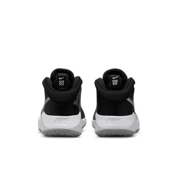 Nike Team Hustle D 9 'Kids Basketball Shoes GS Mid-top Black AQ4224-001 size 6 Y
