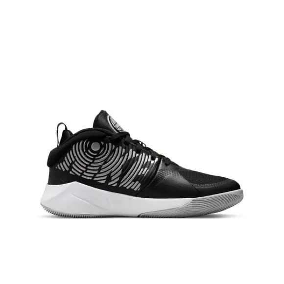 Nike Team Hustle D 9 'Kids Basketball Shoes GS Mid-top Black AQ4224-001 size 6 Y