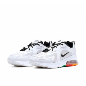 Nike White and Black Athletic Shoes with Air Cushioning