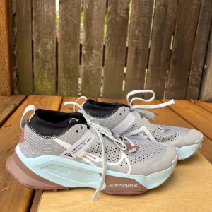 Nike Wm’s ZoomX Zegama Trail Running Shoes #DH0625-005 Light Smoke Grey Sz 6.5