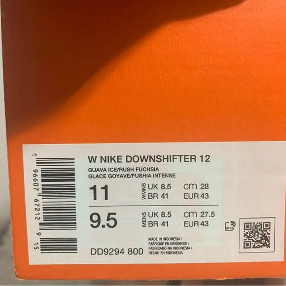 NIKE WOMENS DOWNSHIFTER 12 RUNNING SHOES #DD9294 800 Size‎ 11