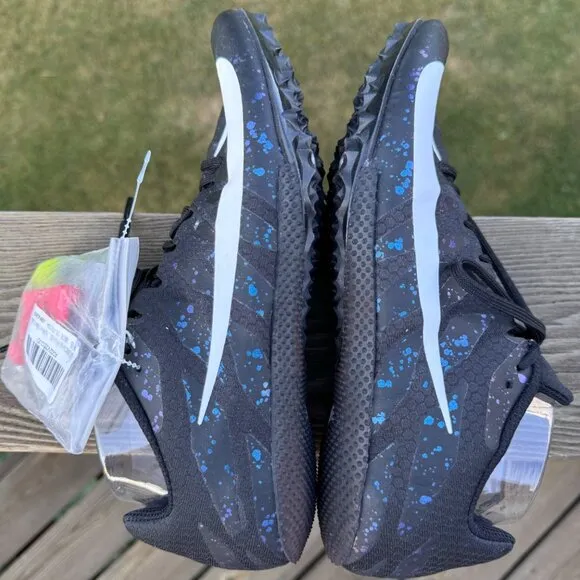 Nike Zoom Rival D 10.5 Track &amp; Field Shoes Black/White/Blue  Spikes Included