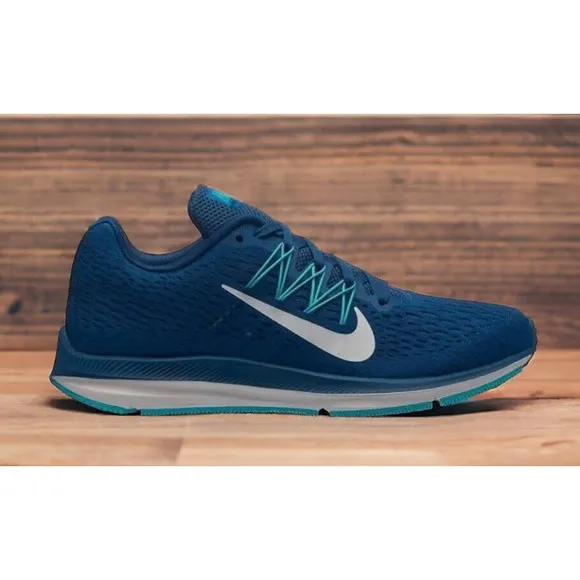 Nike Zoom Winflo 5 Running AA7414 CrossFit Shoes Blue Womens 5.5 Fast Ship