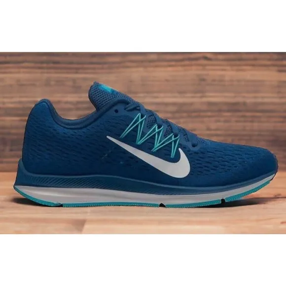Nike Zoom Winflo 5 Running AA7414 CrossFit Shoes Blue Womens 5.5 Fast Ship