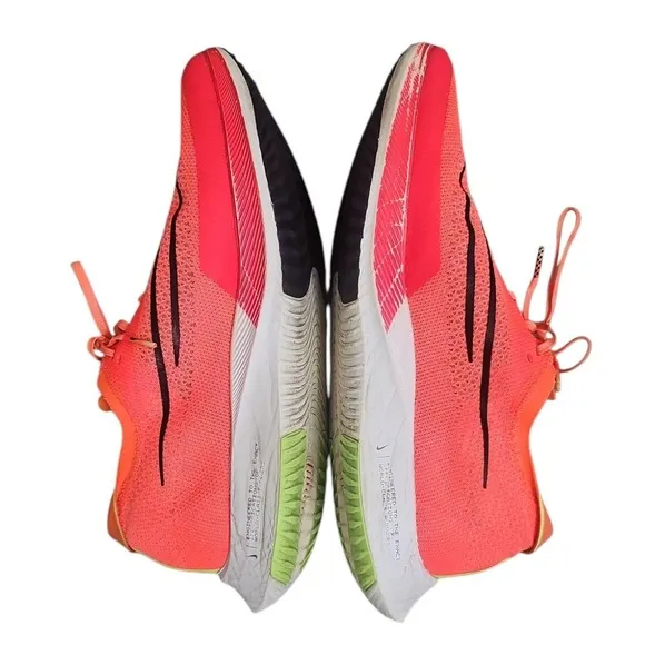 Nike ZoomX  Streakfly Running Shoes Neon Total Orange Lightweight Sneakers 9.5