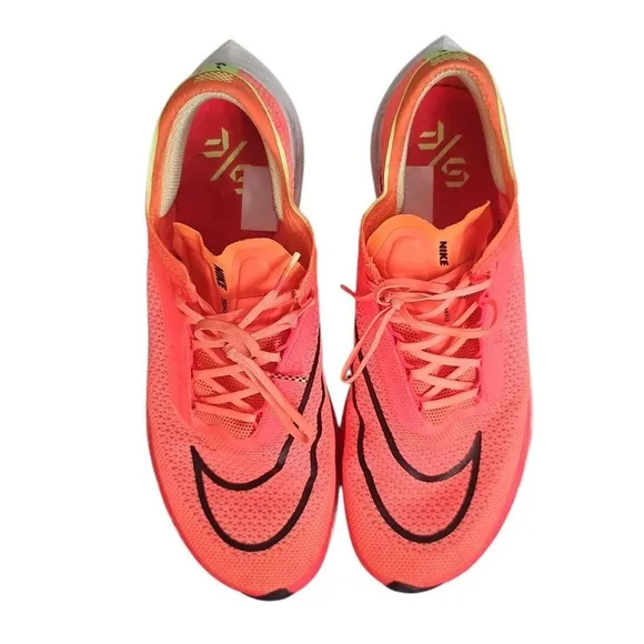 Nike ZoomX  Streakfly Running Shoes Neon Total Orange Lightweight Sneakers 9.5