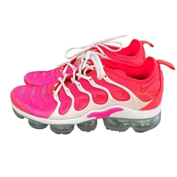 Nike Air VaporMax Plus 'Pink Blast' Women's Sneakers Size 8.5 Pink Lightweight