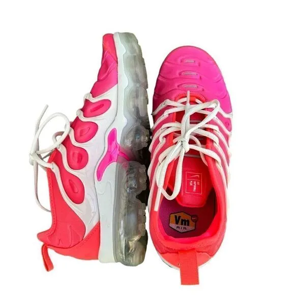 Nike Air VaporMax Plus 'Pink Blast' Women's Sneakers Size 8.5 Pink Lightweight