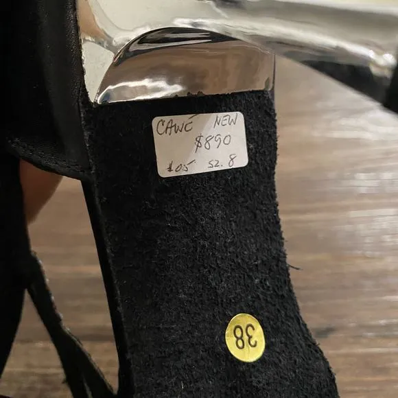 Nikolay Vaco sz 38 black salsa ballroom dance Shoes