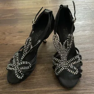 Nikolay Vaco sz 38 black salsa ballroom dance Shoes