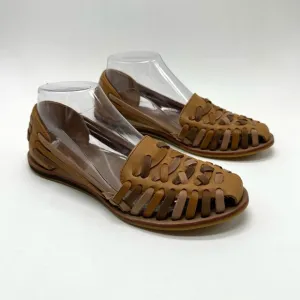 NISOLO | Huarache Sandals in Tobacco Colorblock