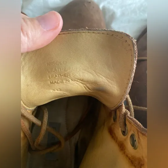 Nisolo Lockwood trench boot, leather, size 42
