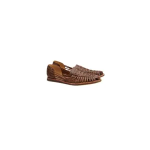 Nisolo Men's Huarache Leather Sandals – Brandy – New in Box – Size 9.5 Dust Bag