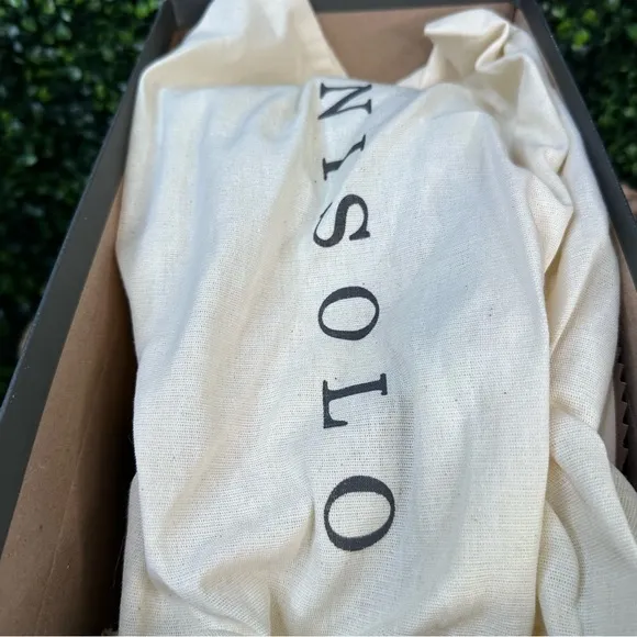 Nisolo x Anthropologie go to flatform sandals in brandy new in box