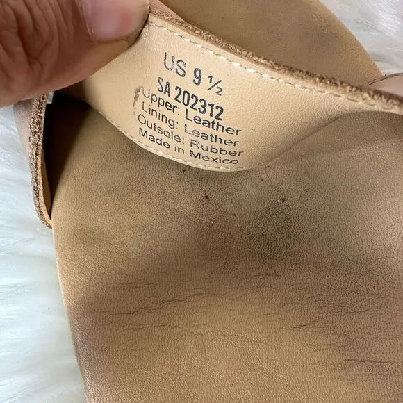 Nisolo Go-To Platform Sandals In Almond Size 9.5