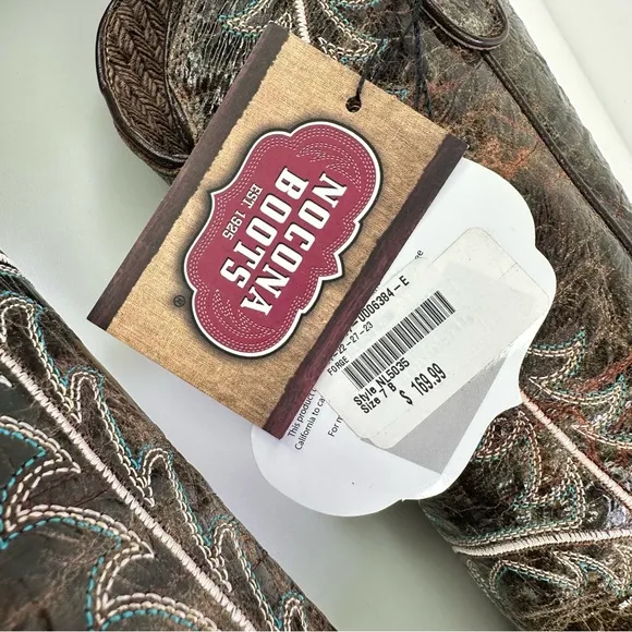 Nocona Boots Women's Brown Cowgirl Western Boots - Size 7 B