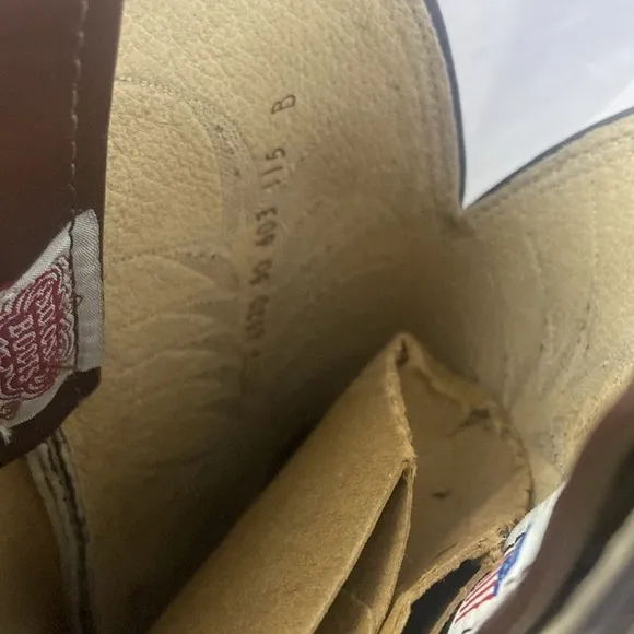 Nocona Cowboy Boots Brown Leather Size 11.5 B NWT READ DEFECT