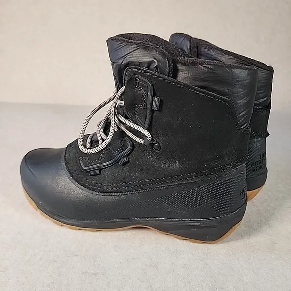 North Face Shellista IV Shorty Waterproof Boots NF0A5G2O-KX7 Black Women Sz 6