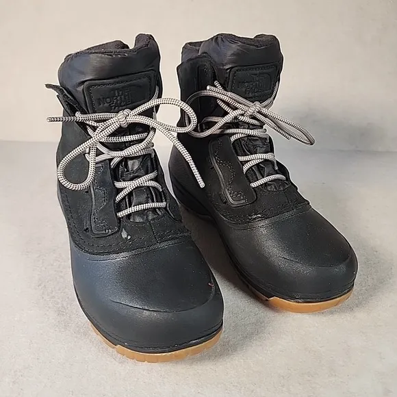 North Face Shellista IV Shorty Waterproof Boots NF0A5G2O-KX7 Black Women Sz 6