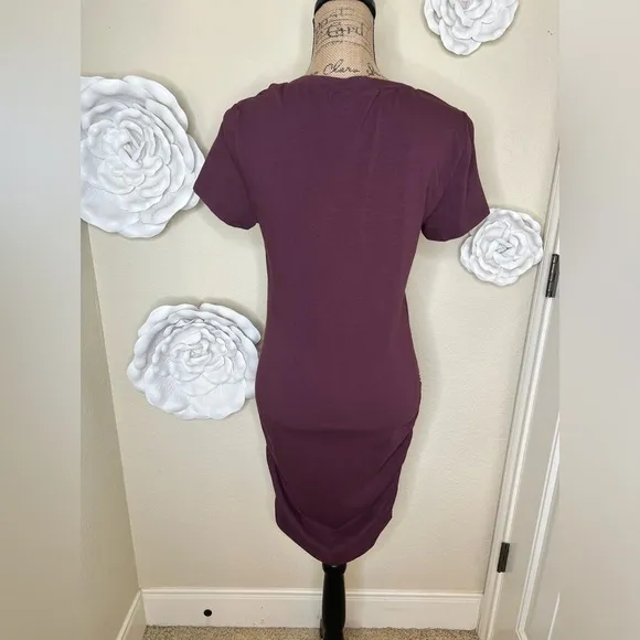 NTM Michael Stars Meleeka Stitchfix Burgundy Color Bodycon Style Dress Size L