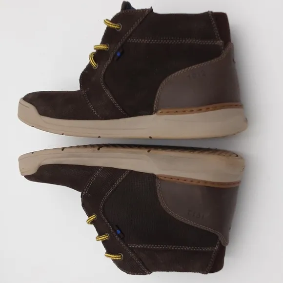Nuupnn Bush ankle boots sneakers brown  Lace-up casual office 11.5 y2k suede