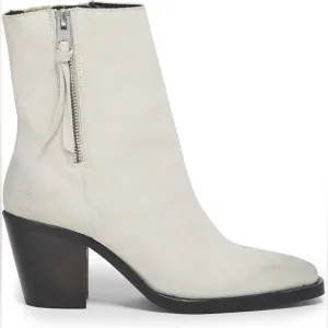 NWOB All Saints Cohen SuedeBoot in Stone White Sz 6
