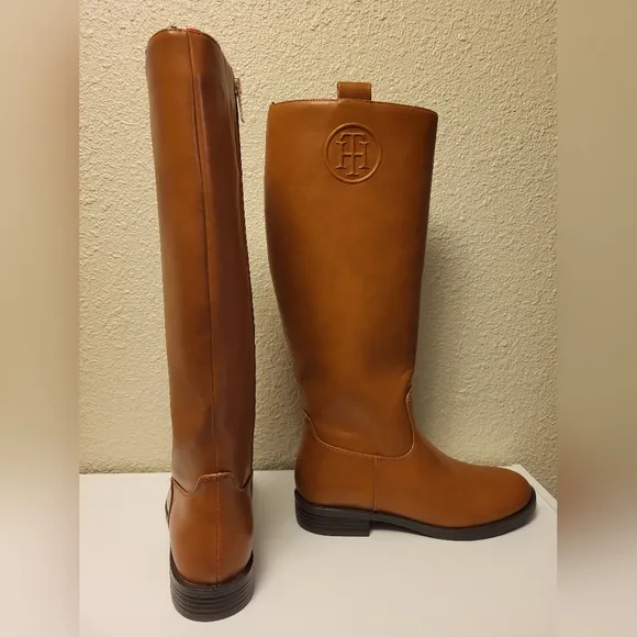 NWOB Tommy Hilfiger Rayais Riding Boots Size 8