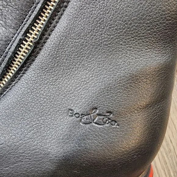 NWOB Bos. &amp; Co. Zap Leather Side Zip Boots size 41