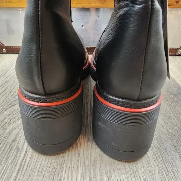 NWOB Bos. &amp; Co. Zap Leather Side Zip Boots size 41