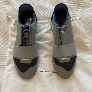 NWOT Balenciaga Men's Race Runner 'Grey' Sneakers