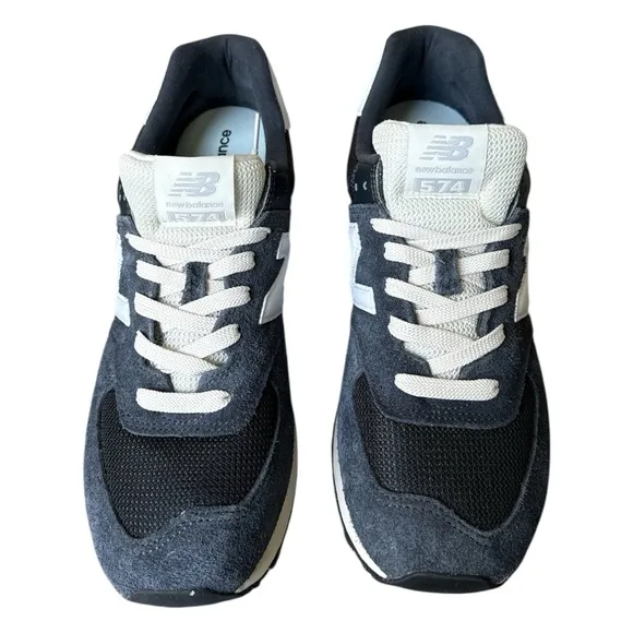 NWOT - New Balance 574 NB Phantom Black Unisex Casual Lifestyle Shoes - Size 11