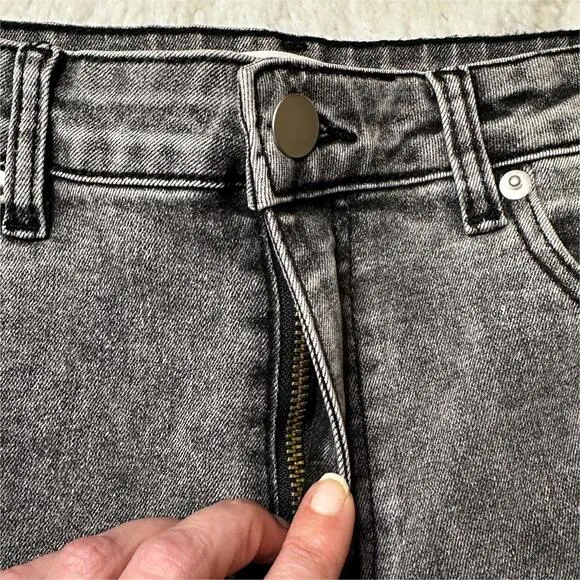 NWOT POL Grey Ripped Skinny Ankle Jeans Women’s S