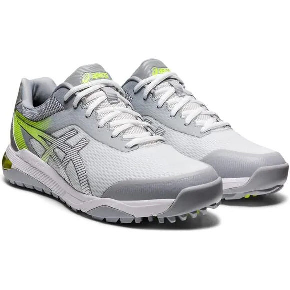 NWT ASICS Men's Gel-Course Golf Shoes – White/Grey/Lime, Size 11.5