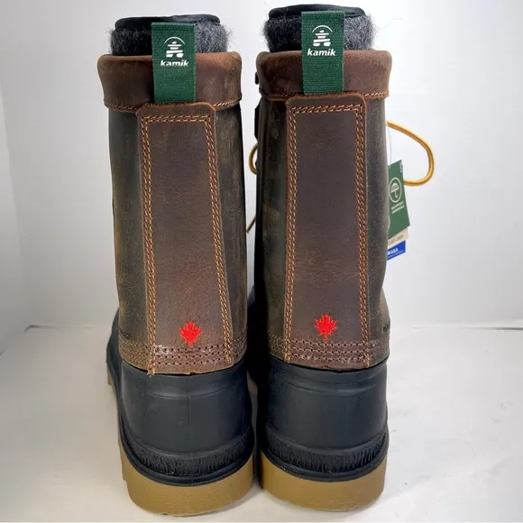 NWT KAMIK Men’s William Waterproof Three-Season Snow Boots Size 12