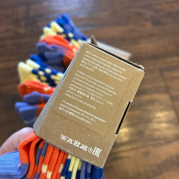 NWT 🍃 KIDS On Cloud Running Colorful Socks Bundle - Blueberry/flame