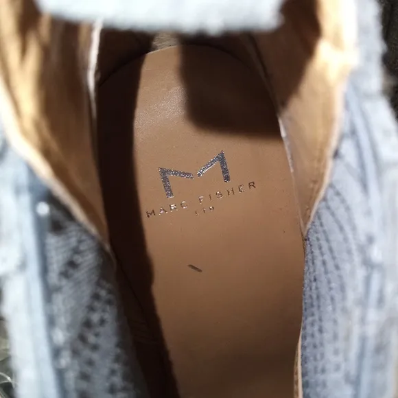 NWT Marc Fisher Women's Grey Suede Ankle Boots 9.5