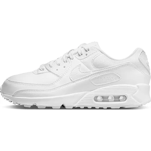 NWT Nike Women's Air Max 90 Casual Shoes,White-Size 10