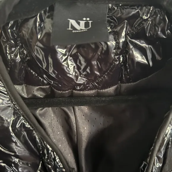 NWT Nu Denmark Black Dress with Shiny Black Jacket Sz S