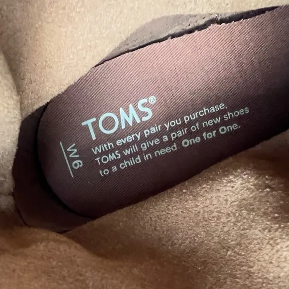 NWT TOMS Mila Leather Suede Tan Heeled Boots Size 6