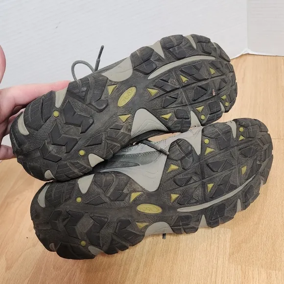 Oboz Men's Sawtooth II Low Hiking Shoes Pewter Beige Size 14