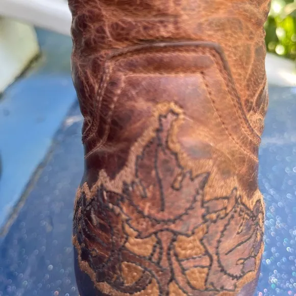 Old Gringo Brown Leather Cowboy/Cowgirl Boots - Sz 8.5